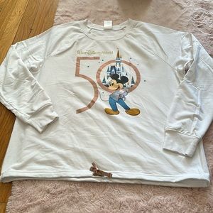 Long Sleeve Walt Disney World 50th Anniversary pull over